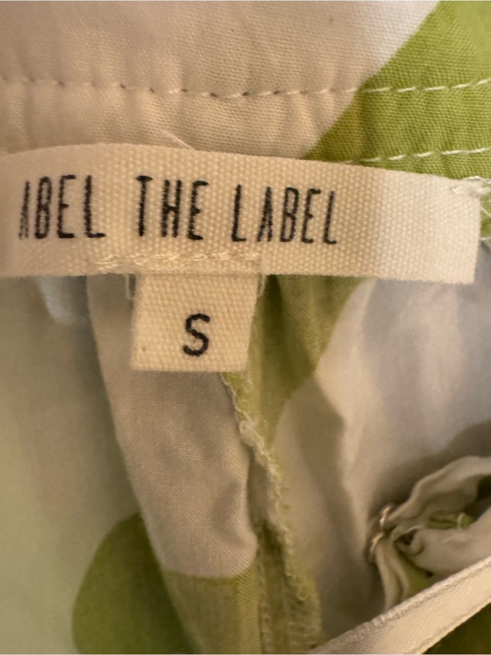 Anthropologie Abel the Label Bright Citron Abstract Tiered Maxi Dress EUC Size S - Picture 3 of 6